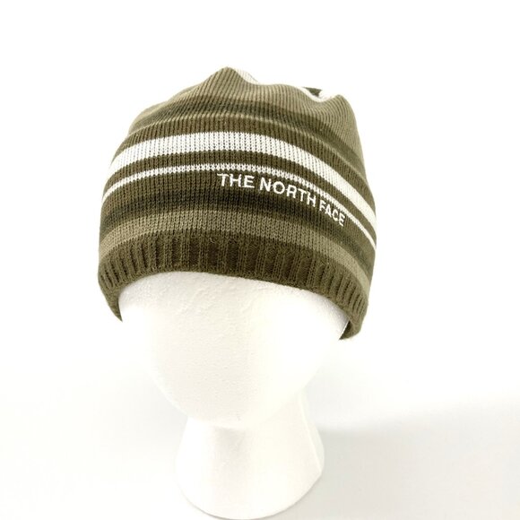 The North Face Fleece Lined Striped Beanie Hat - Picture 10 of 10